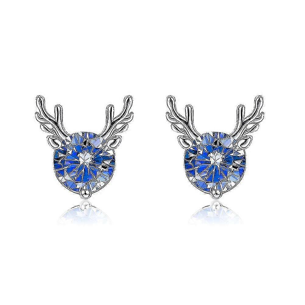 silver Zircon Earrings Jewelry Gift Stud Earrings