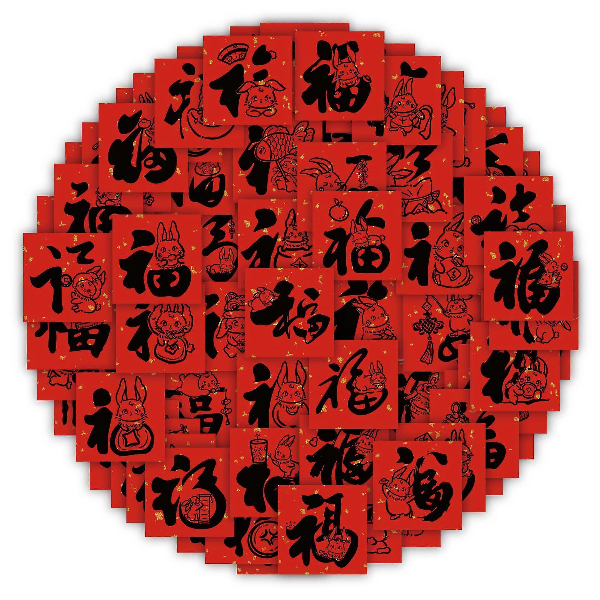 60pcs/set C62 Bohemian vegetation graffiti