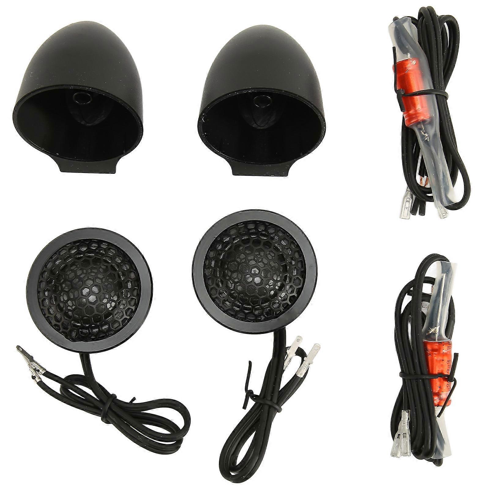 2pcs 150W Dome Tweeter 2 Way System Metal Aluminum Compact Dome Audio Tweeter Car Loudspeaker YEMMA