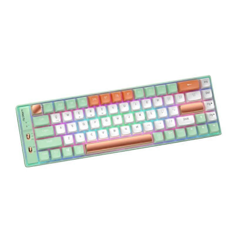 60% Clavier mécanique sans fil portable Rétroéclairage MX RGB compatible Bluetooth