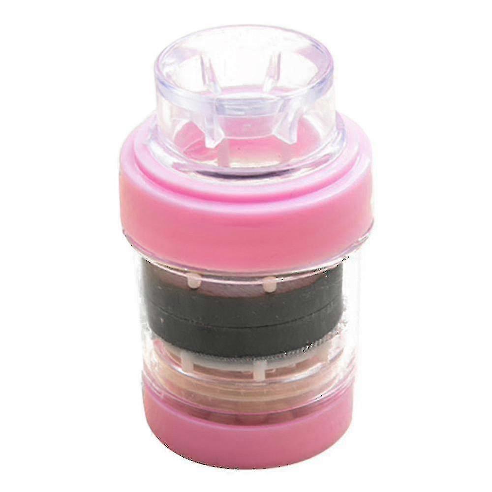 Magnetic Front-loading Water Clean Filter Faucet Tap Purifier Head Kitchenwhite, Pink, Blue3pcs
