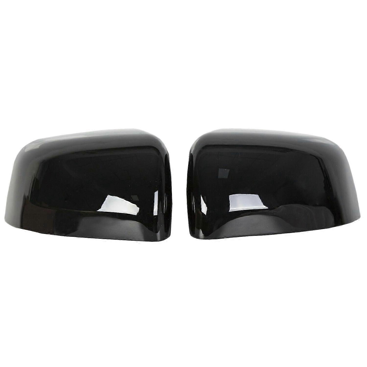 2Pcs Rearview Side Mirror Cover Cap Gloss Black Wing Mirror Styling for Grand Durango 2011-2019