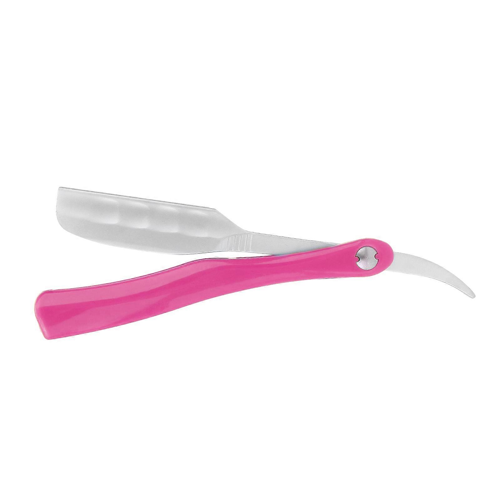 Beard Shaving Blade Holder AntiSlip Facial Hair Shaving Knife Blade Holder Tool Accessory(Purple )