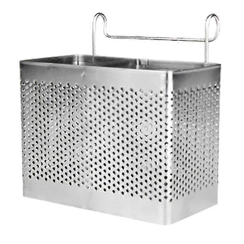 Stainless Steel Tableware Drainer With Hooks Kitchen Utensil(a)