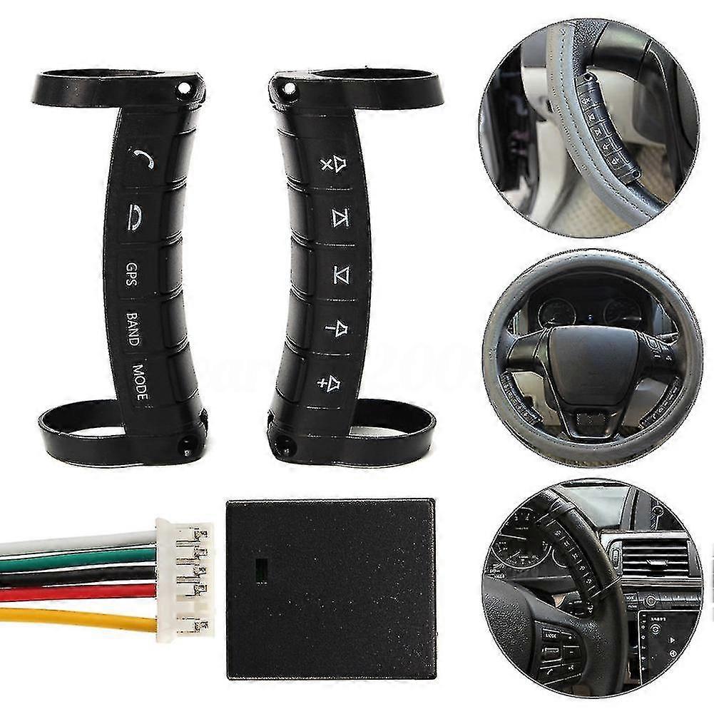 Universal Wireless Car Stereo DVD GPS Steering Wheel Mount Remote Control Button