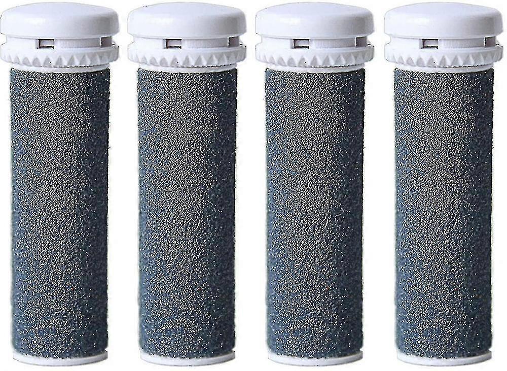 Super Coarse Micro Mineral Replacement Rollers Compatible Wi  Em Micro Pedi Callous Remover (4pcs, Grey)