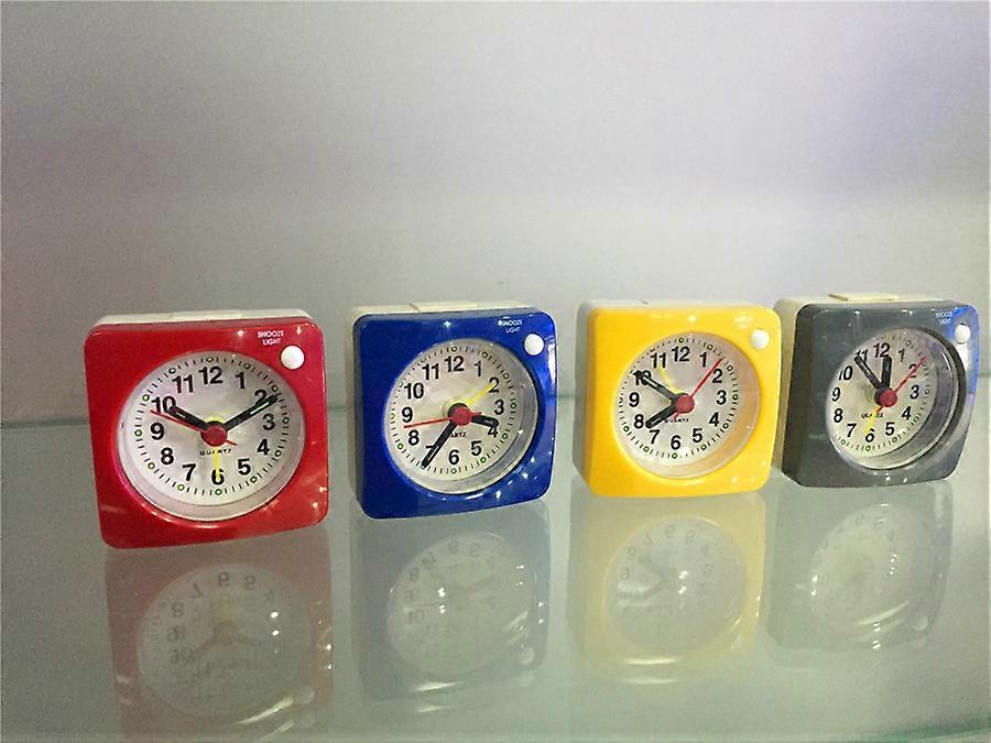 Travel small alarm clock bedside alarm clock mute with light and snooze function(Multiple Available)