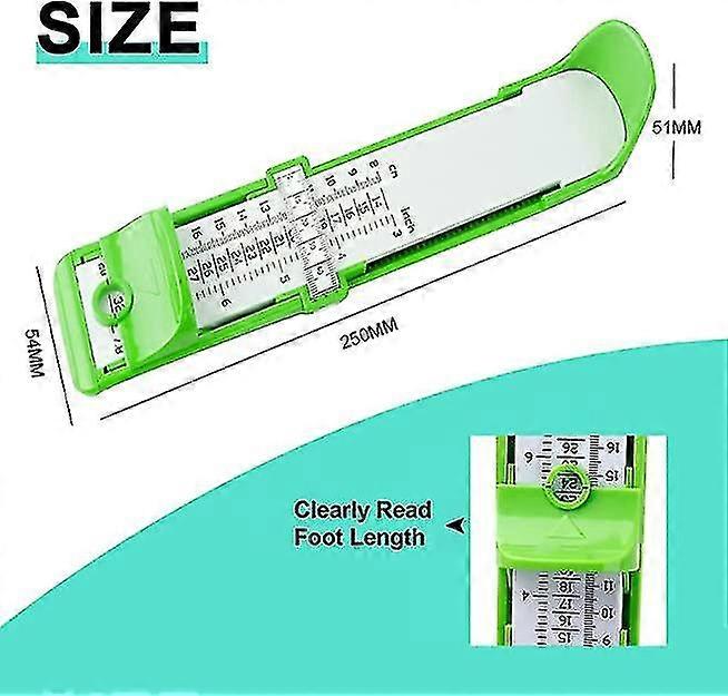 Kids Foot Measurer Gauge Device, Shoe Sizer Measuring Foot Measure Ruler For Infants Children Measuring Range 0-20cm/0-7.8inch