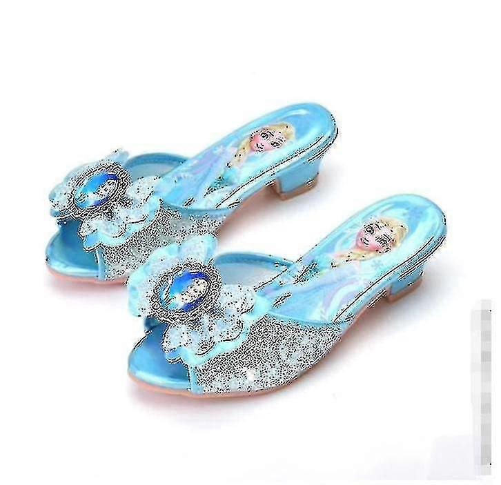 Sandalet Terlik Prensese Çocuk Yüksek Topuklu Parti Elbisesi