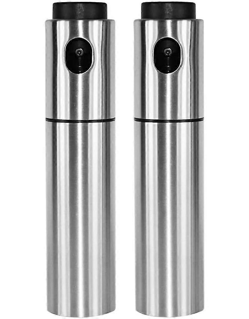 油喷雾瓶，烹饪 100ml 不锈钢加油机泵 醋加油机 醋喷雾器 醋油喷雾器，用于烧烤沙拉面包 Baki