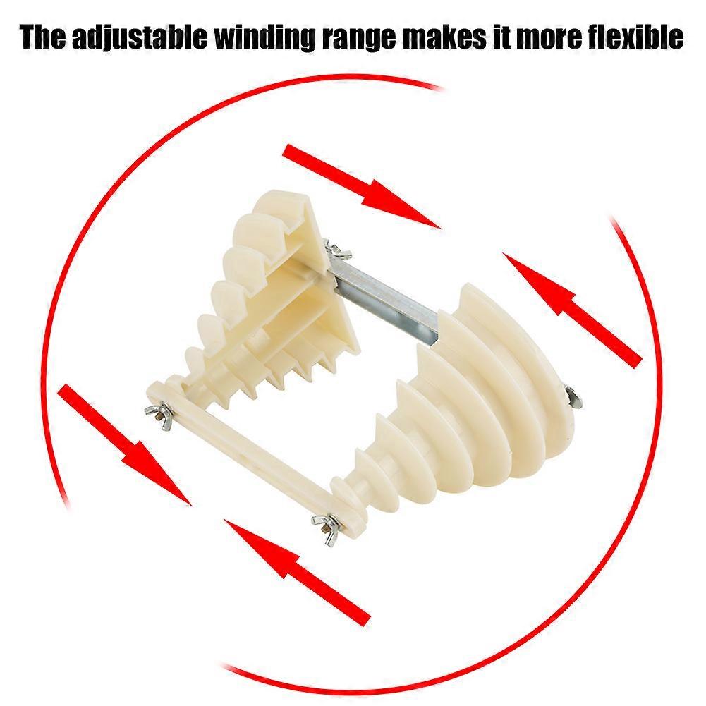 Electrical Machine Plastic Wire Winding Mold - Single Phase, 6 Layers, Beige