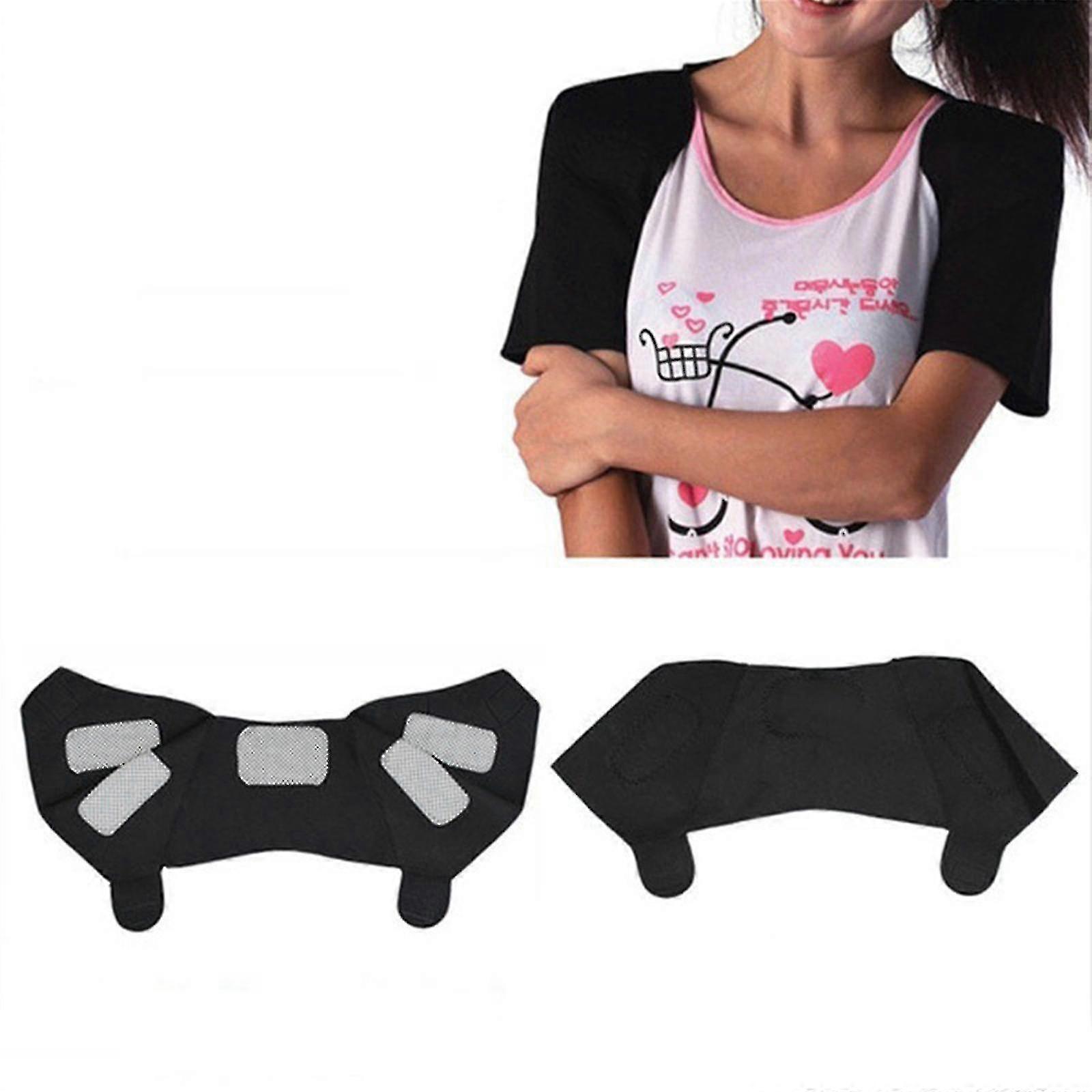 Self Heating Double Shoulder Support Protector, Warm Shoulder Strap Brace, Self Heating Shoulder Pad, For Shoulder Pain Relief