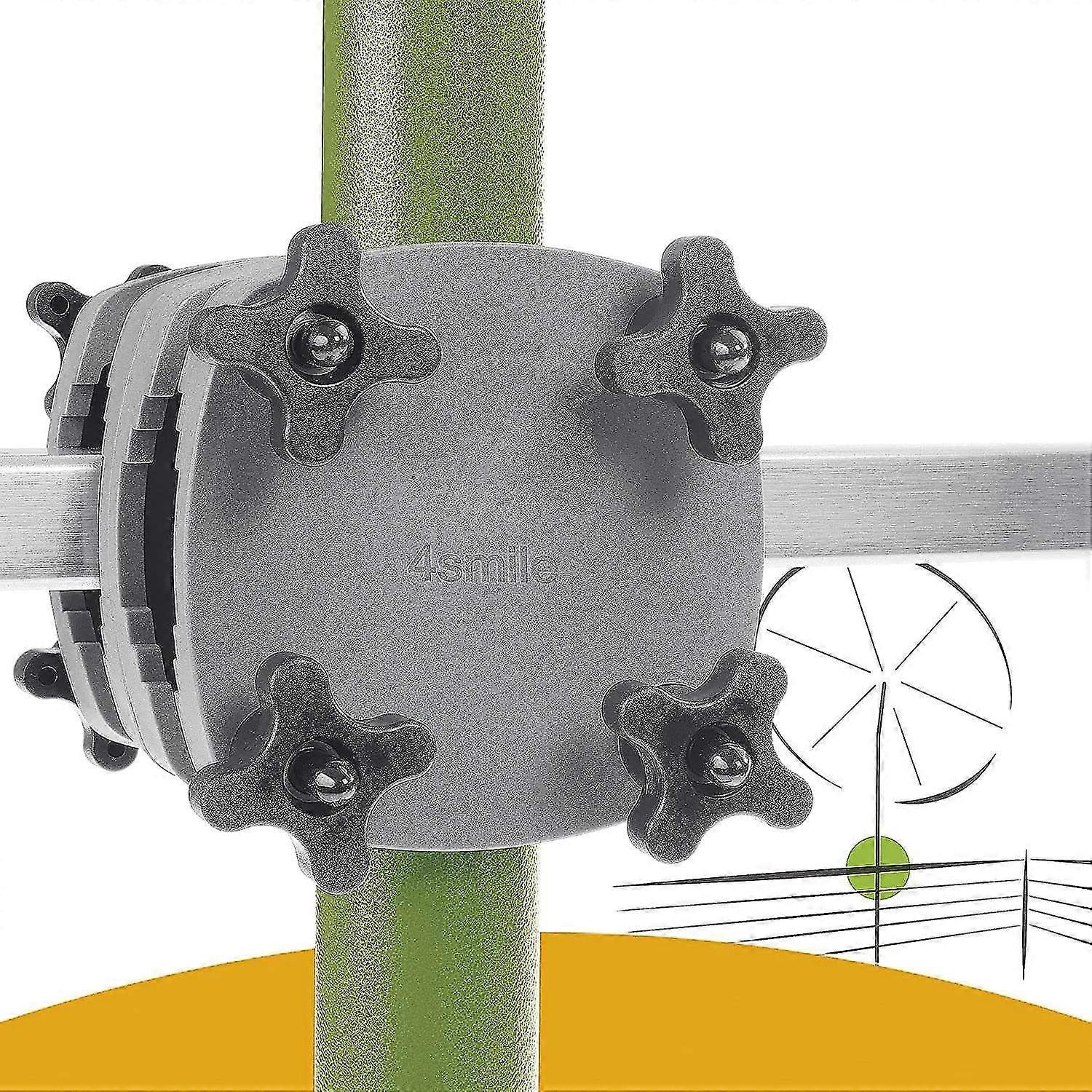 4smile Balcony parasol support for balustrade - for rectangular parasols up to 210x150cm, round up t