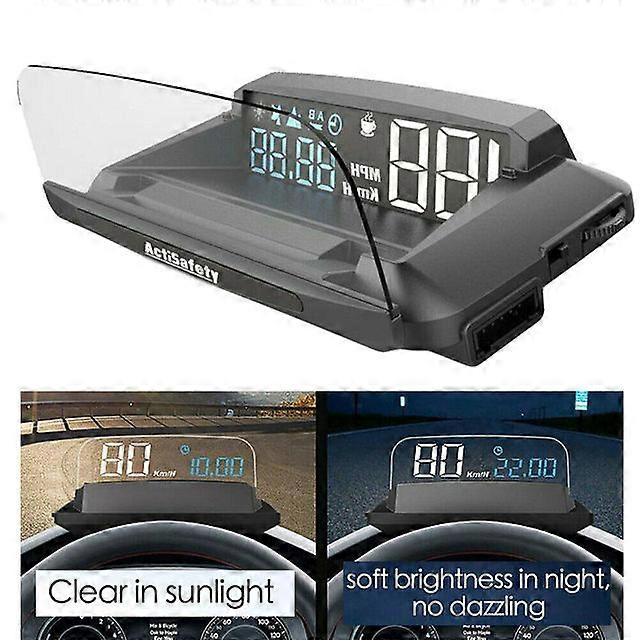 H400G USB Car HUD Auto OBD2 HUD Head-Up Display EOBD Windshield Car Speedometer Projector Digital Accessories For All Car