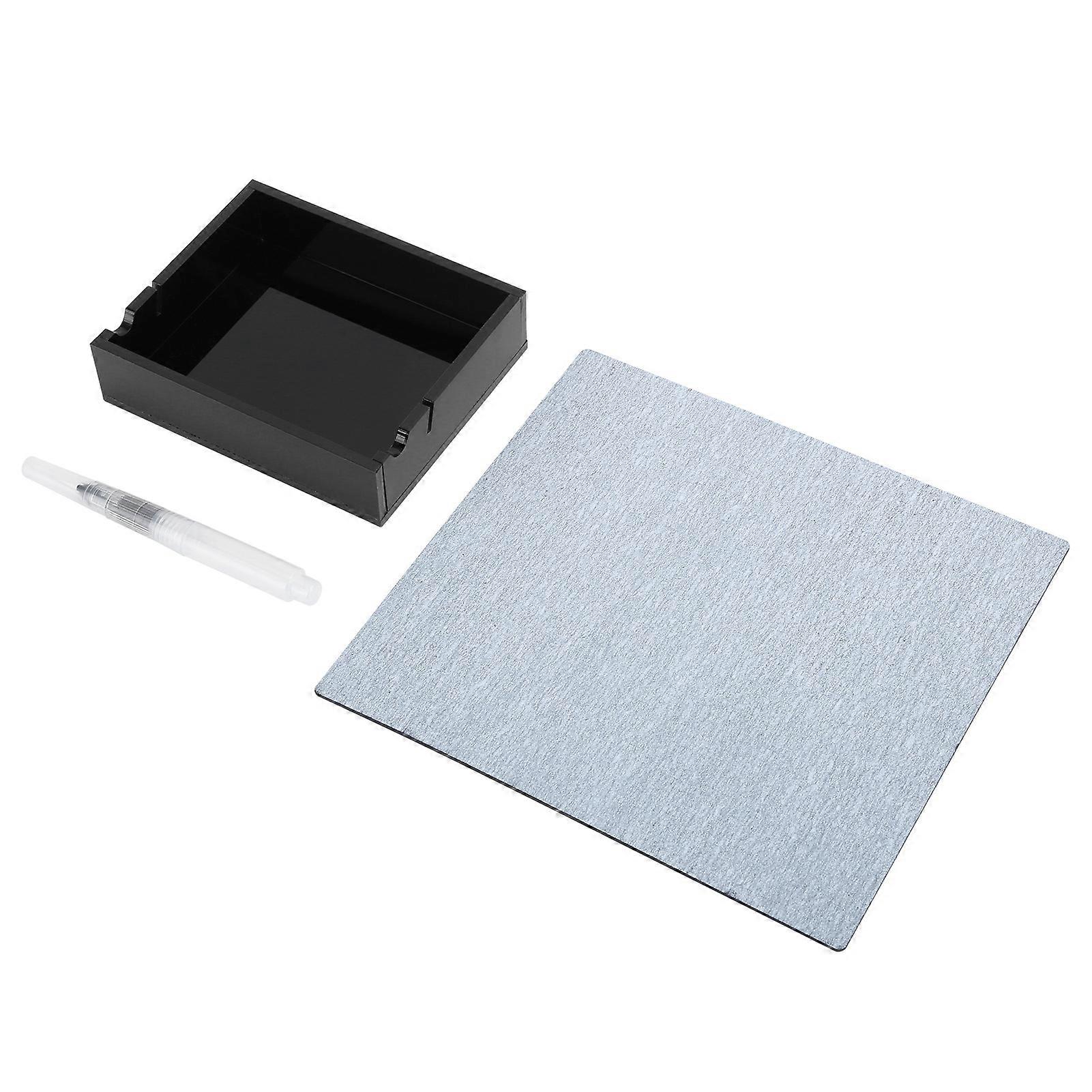 Water Drawing Board Inkless with Brush and Reservoir for Repeatable Painting