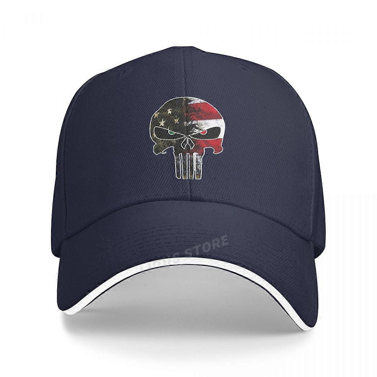Amerikaanse Sluipschutter, Chris Kyle, Mannen, Cap Punisher, Schedel, Navy Seal, Team Tactics, Cap Mode, USA Vlag, Camo, Verstelbare Dad Hat