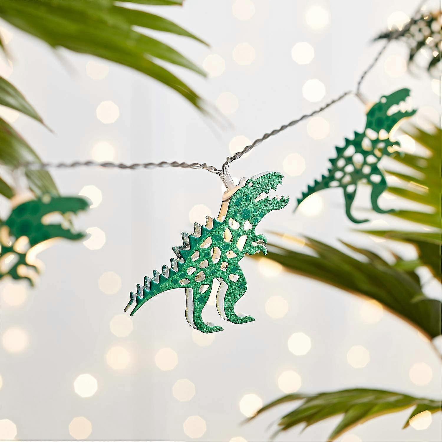 Batterijgevoede 12 Dinosaur T-rex Indoor Led String Lights