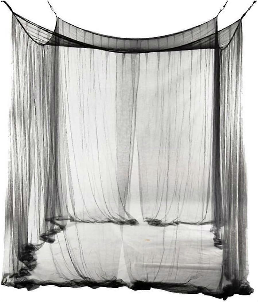 Mosquito net, corner column mosquito net bed cover four doors hanging bed square net curtain