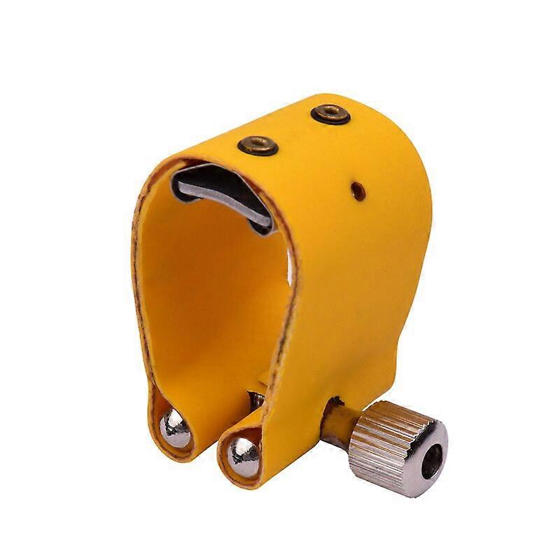 Muslady Saxophone Ligature Compact Durable Sax Ligature for Alto Saxophone Bakelite Mouthpiece Musical Instruments
