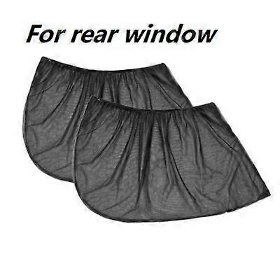 2PCS Car Window Screen Door Covers Front&Rear Side Car Sun Window Shades for Baby Mesh Sleeve Car Mosquito Net for Camping