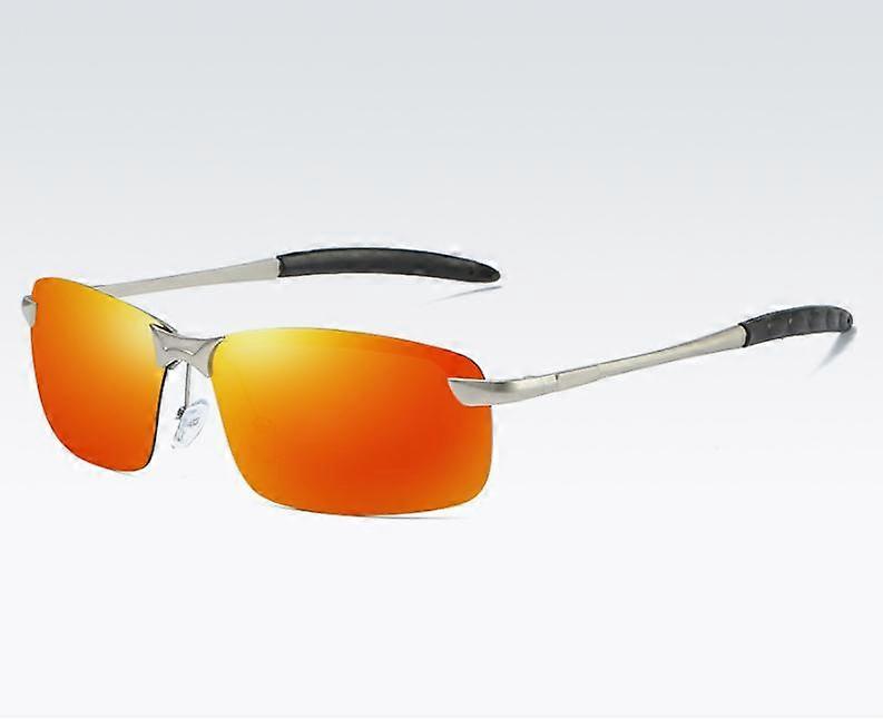 Polarized Sunglasses Police Metal Half Frame Durable Practical Retro Men ,100% New