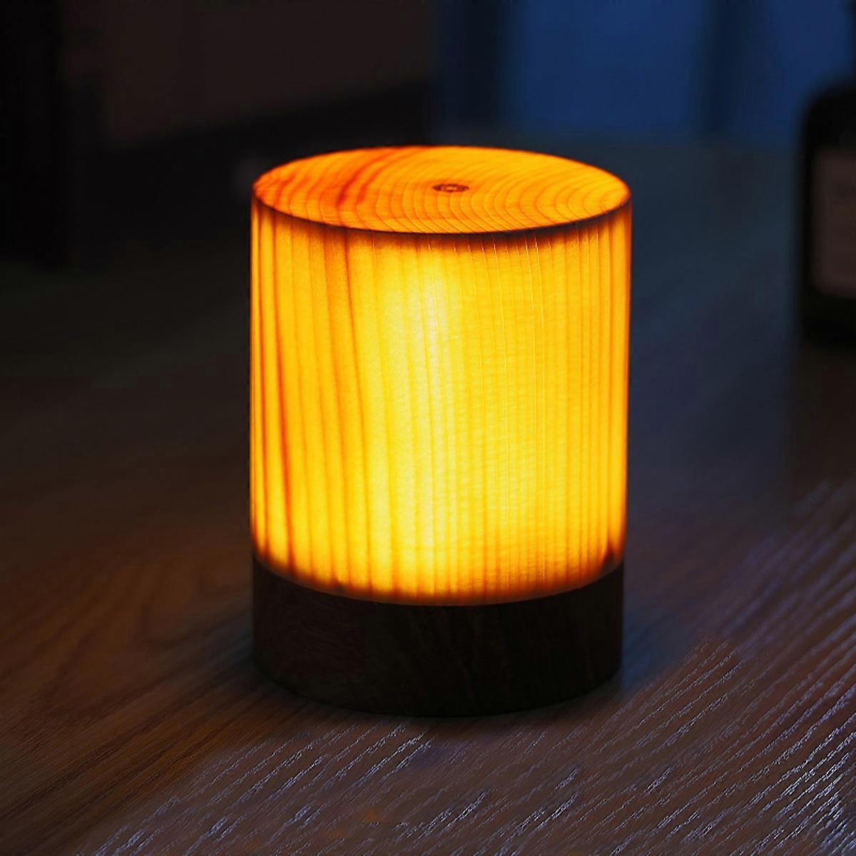 Tree Stump Shape Light Night Light Lamp Home Dcor USB Rechargeable
