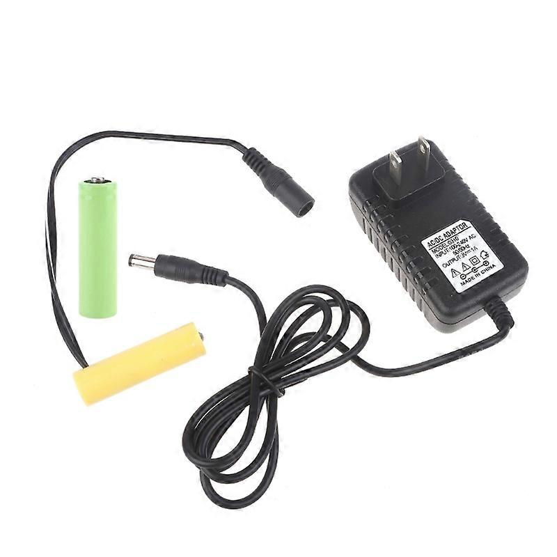 3V AM3/LR6 Dummy Battery AA Battery Eliminators Cable Replace 2Pcs 1.5V AA Batteries for Remote Control Electronic Toy