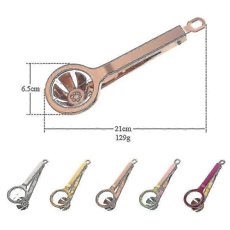 Stainless Steel Egg Cutter Hexagonal Cutting Cooked Egg Tool Separator Fancy Egg Cutter Kitchen Tool