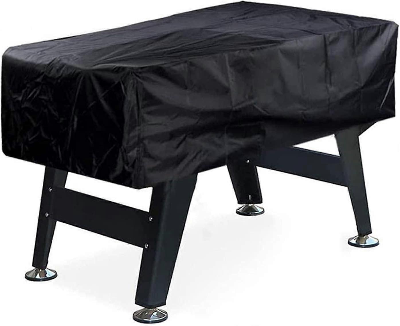 (ブラック)防水フーズボールテーブルカバー折りたたみ式サッカーテーブルカバー防塵カバー家具カバー長方形防湿カバー