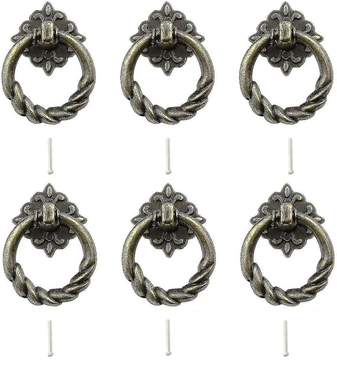 Vintage Drawer Handles 6 Pieces