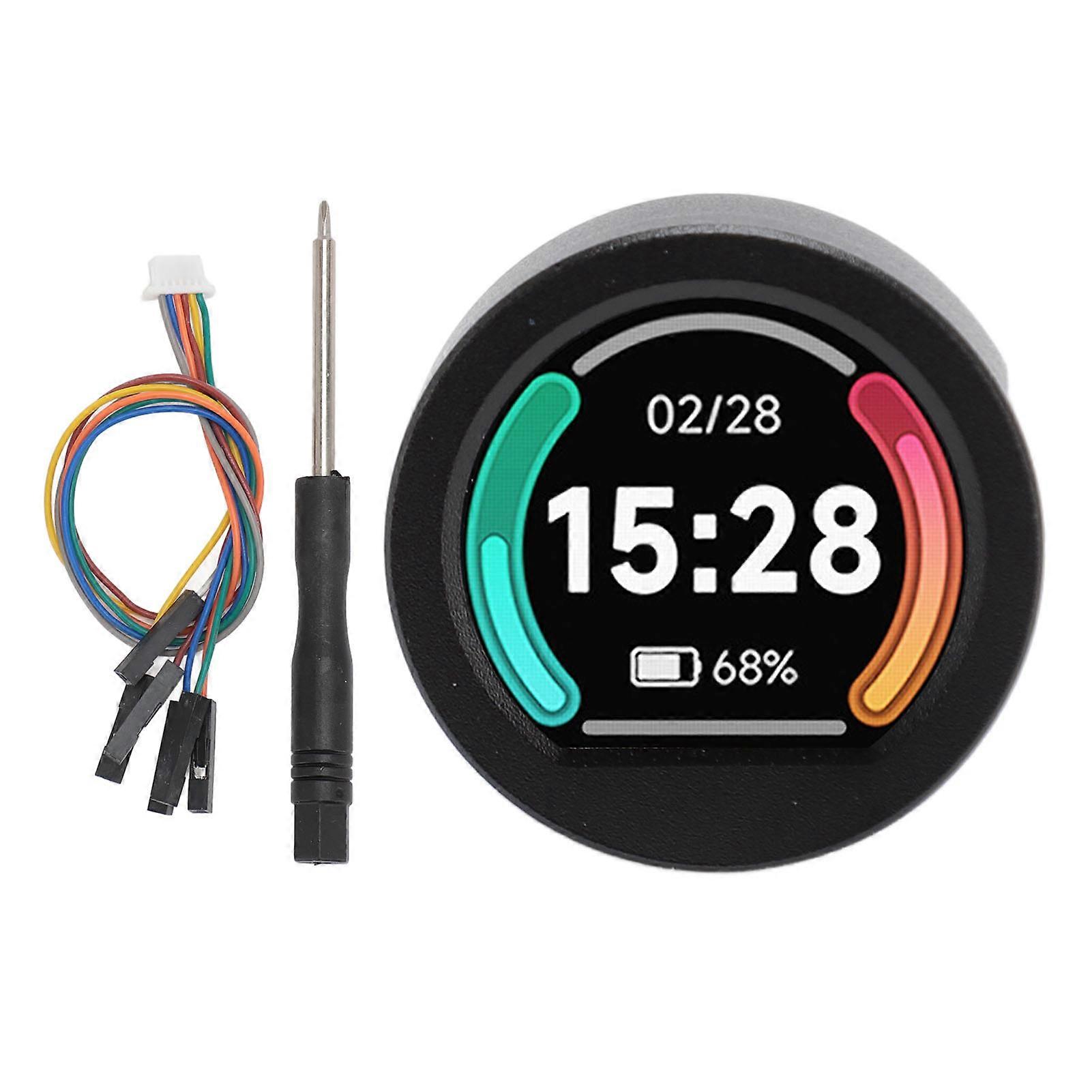 Für RP2040 MCU-Mikrocontroller-Entwicklungsboard 0,99-Zoll-Rund-LCD-IPS-Display Bulti in 264 KB SRAM 2 MB Flash-MCU-Entwicklungsboard