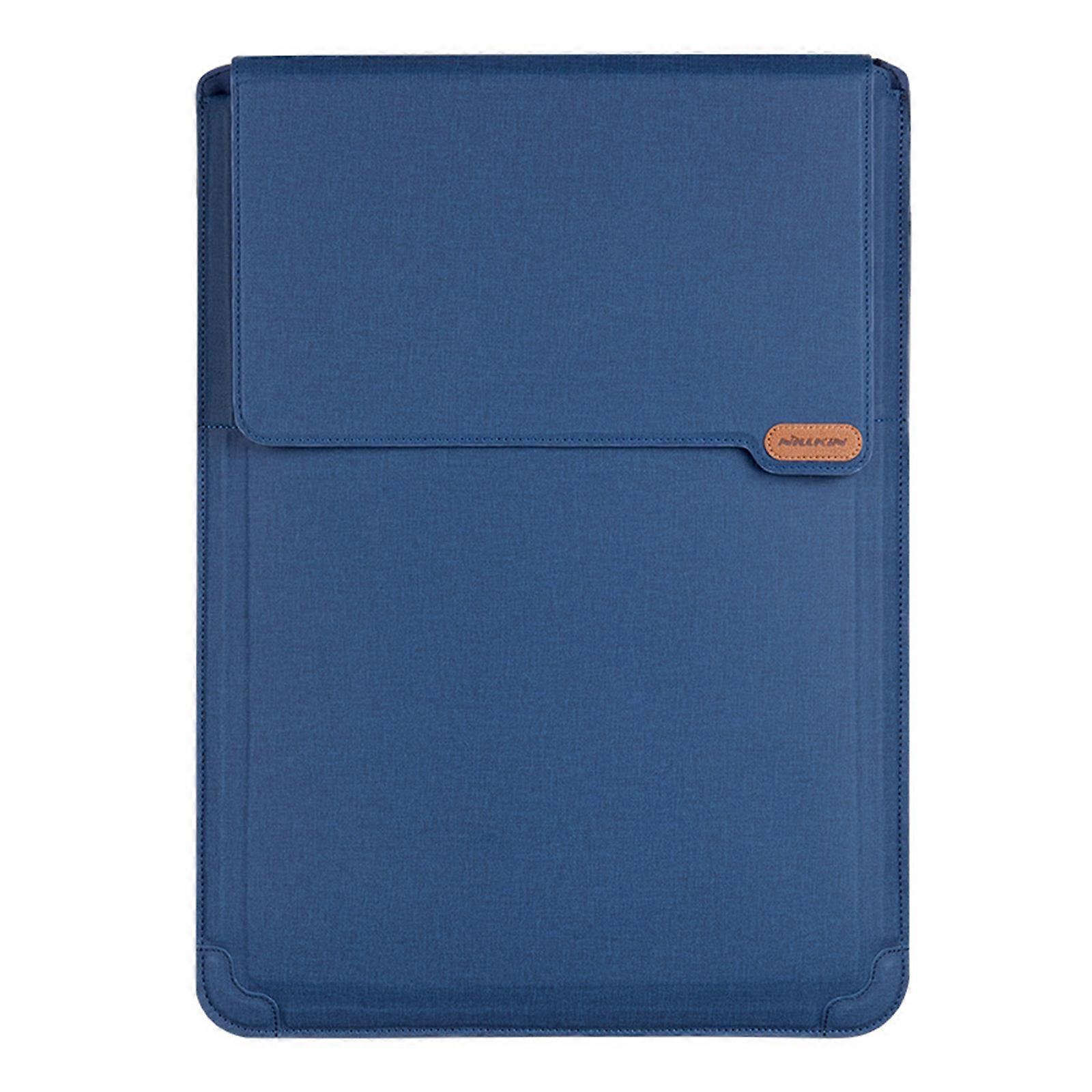 Laptop Sleeve Taske Justerbart stativ til Macbooks 15.6-16.1in PU læder notesbog