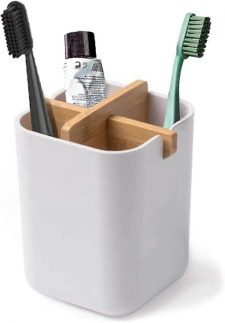 Bamboo Toothbrush Holder Eco-friendly Toothpaste Box Toothbrush Storage Rack (h-2)
