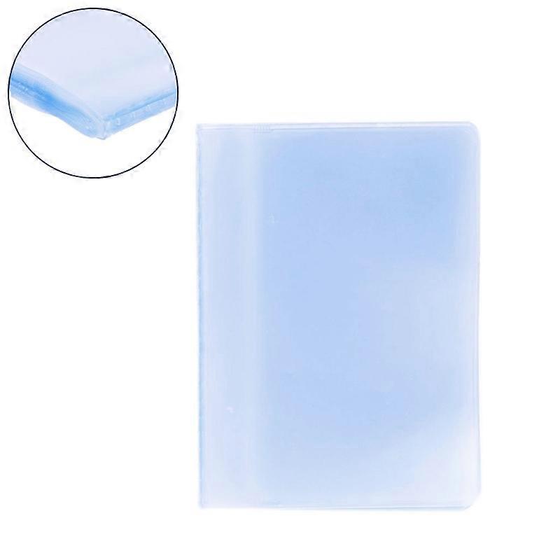 Q1QA Plastic PVC Clear Pouch Name ID Credit Card Holder Case Organizer Keeper Pocket