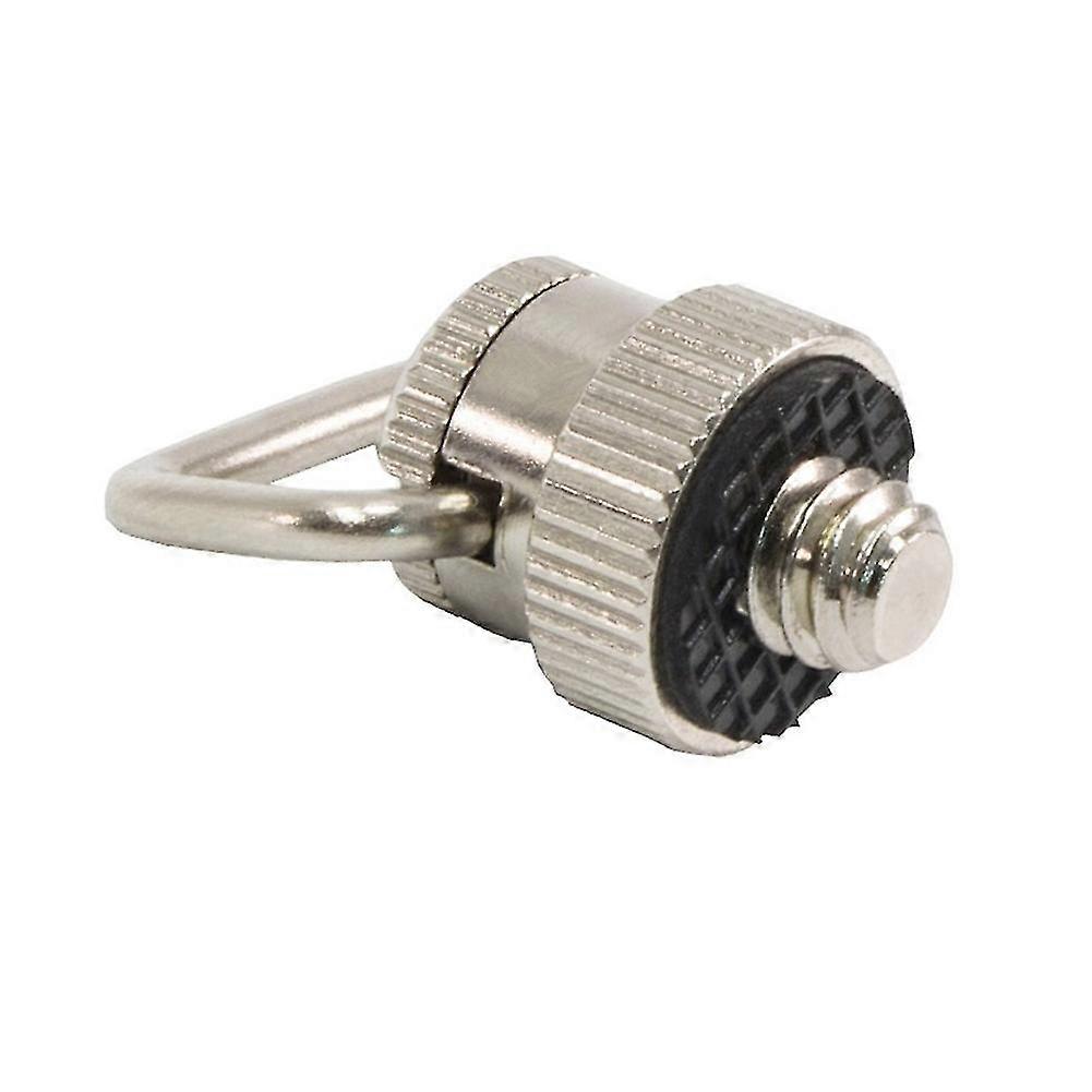 1/4 pouce Caméra Vis Acier inoxydable Courroie Anneau Pouce Vis Trépied Tête Plaque de dégagement rapide Vis