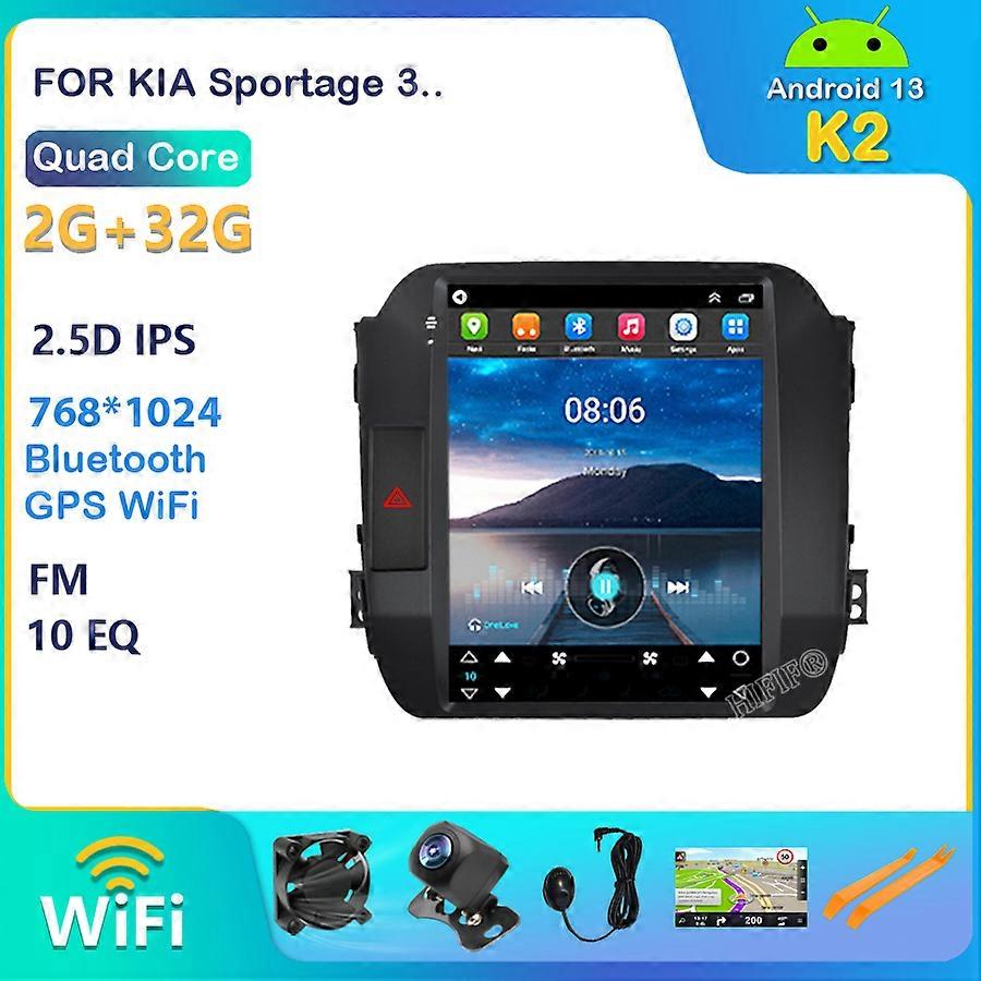 για KIA Sportage 2010 2011 2012 2013 2014 2015 2016 2Din αυτοκίνητο ανδροειδών ραδιόφωνο πολυμέσων Player 2 Din Autoradio βίντεο GPS Navi WiFi