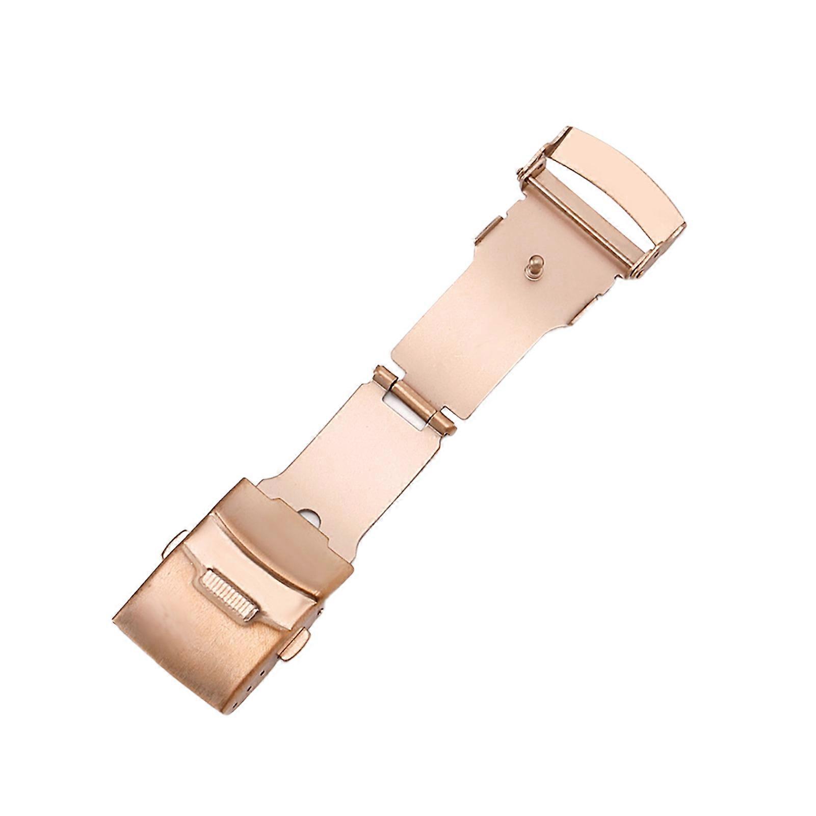 Boucle de montre universelle à double pression en acier inoxydable Boucle déployante de sécurité pour horloger