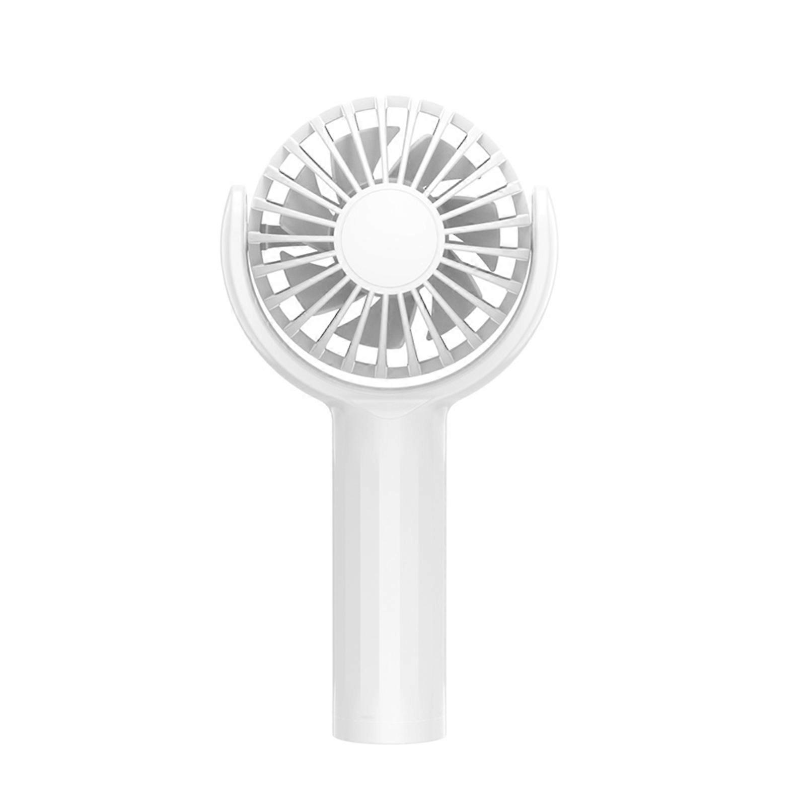 Handheld Fan with 3 Speed Settings Adjustable Angle Brushless Motor Low Noise Lightweight Portable Rechargeable Air Cooler Fan QingHai