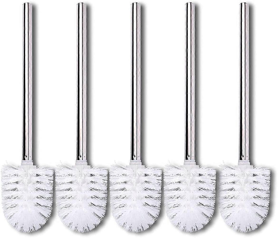 2pcs Toilet brush black brush head with stainless steel handle (A-5-F6)