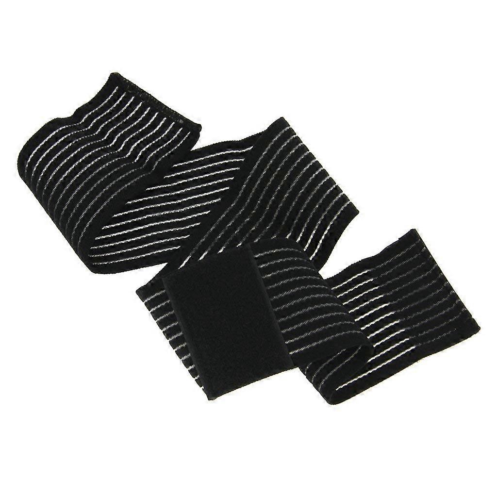 Elastic Breathable Wrap Ankle Support Brace Compression Knee Elbow Wrist Ankle Hand Support Wrap Sports Bandage Strap with Hook & Loop Fastener Straps