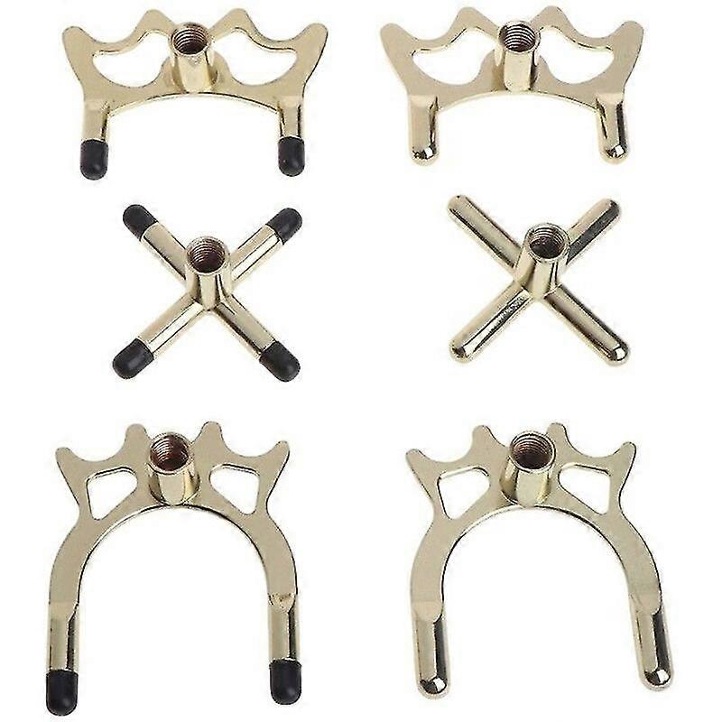 Hot Metal Měděné pokovovací tyčinka Odolná protiskluzová kulečník Snooker Pool Cue Rest Bridge Head Holder Pool Cue Accessory 6 stylů