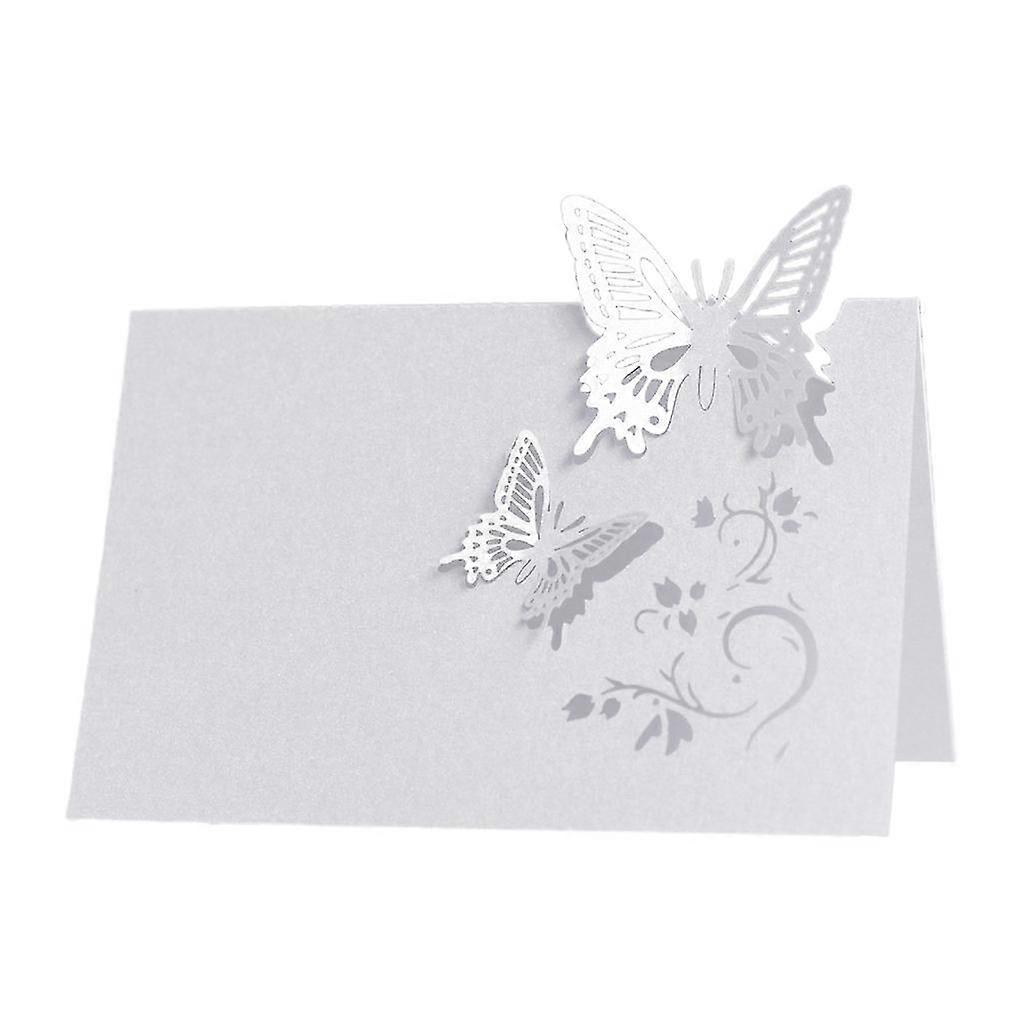 Cut Out Name Place Card 100pcs Wedding Name Card For Banquets Dinner Parties