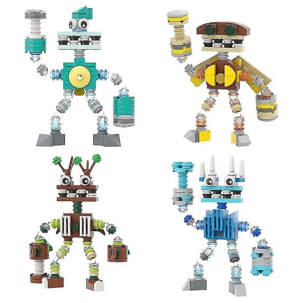 My Singing Monsters Wubbox 7-in-1 Supernatural Monsters Game Series Building Blocks Diy Robots Set For Kids Gift