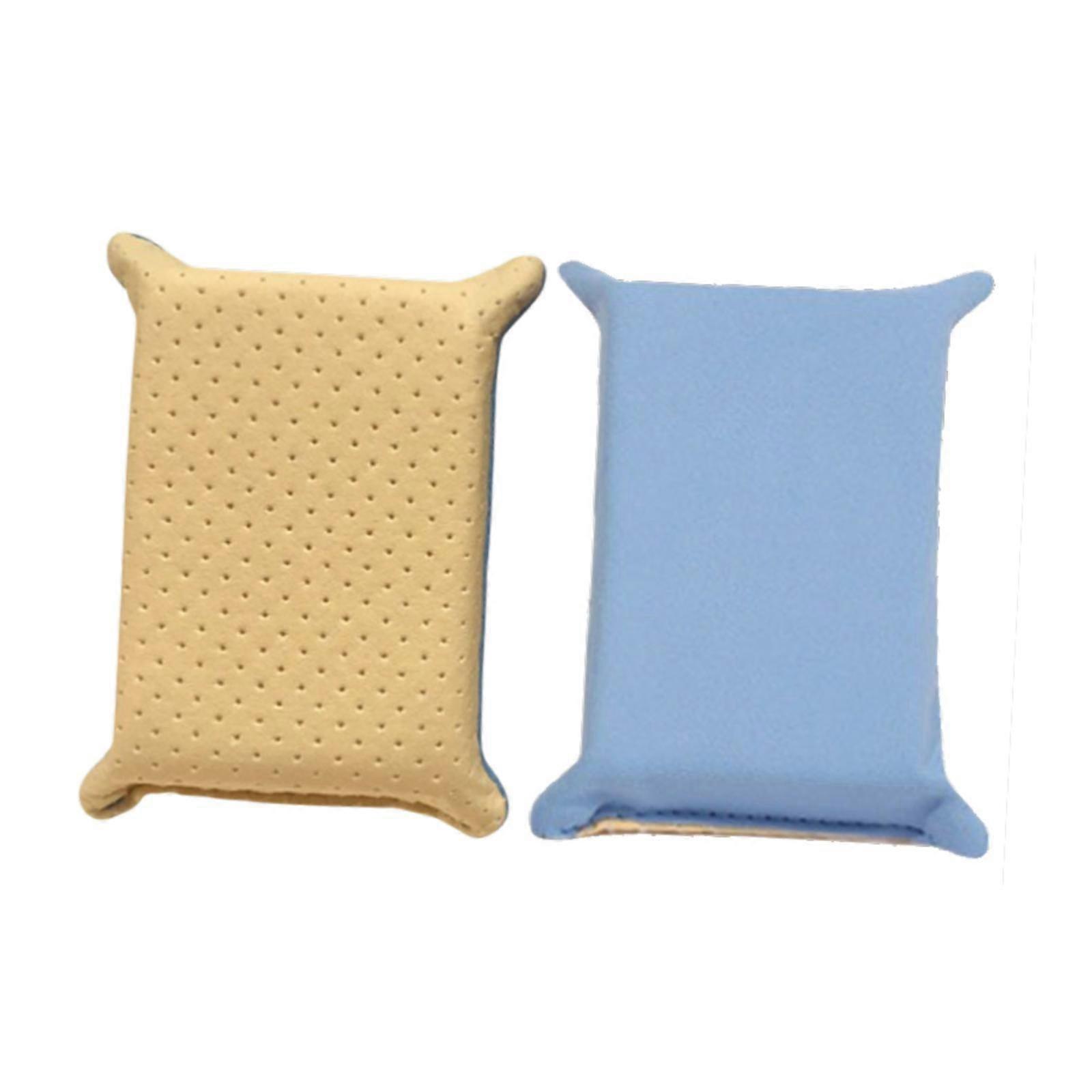 2x Window Defogger Sponges Washable No Scratch Truck Car Windshield Cleaners Light Blue