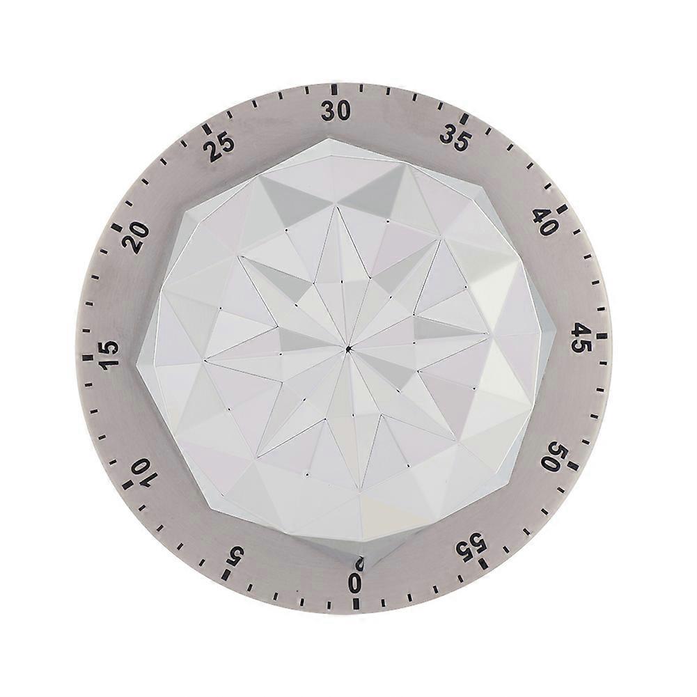 Stainless Steel Kitchen Mechanical Timer with Magnetic Base Cooking Baking Alarm