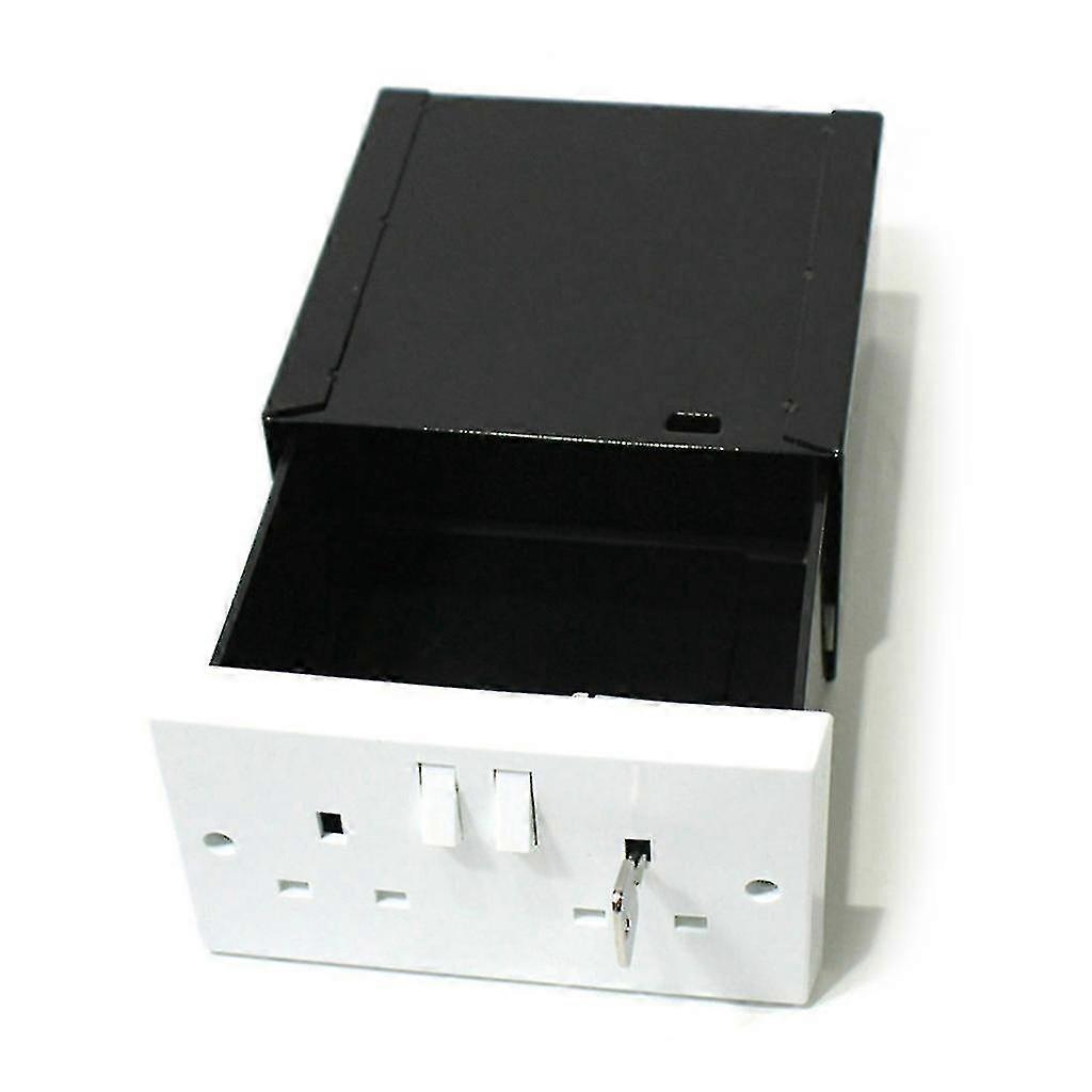 Socket Box Outlet Wall Safe Security Secret Hidden Box For Valuables Jewelry