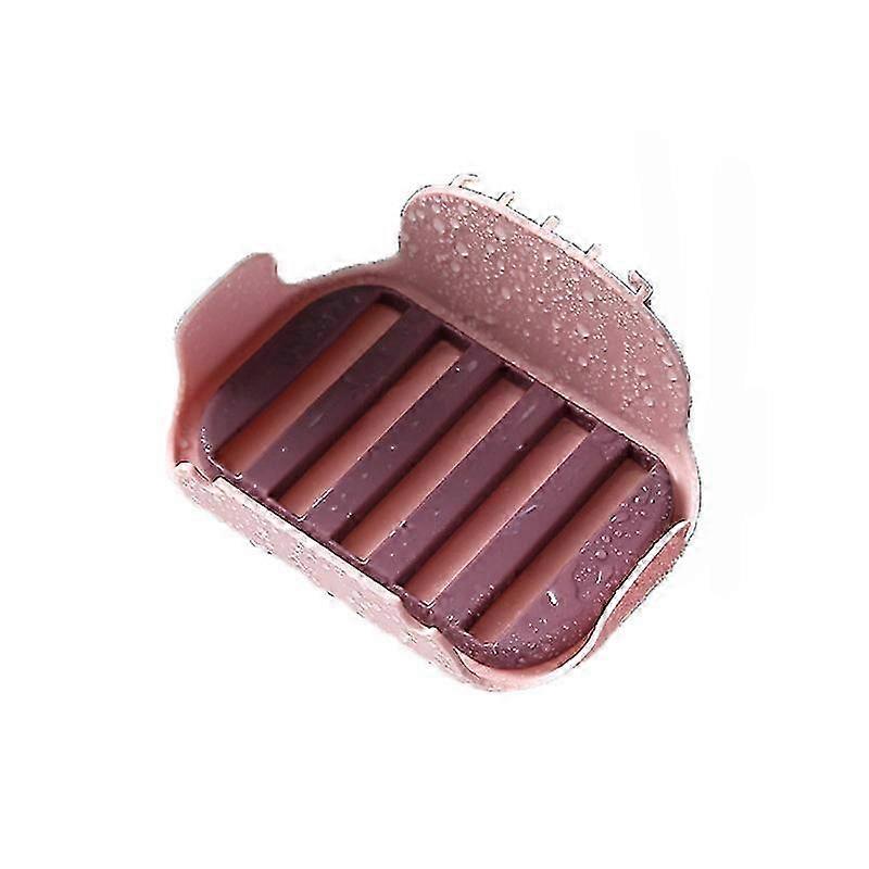 Wall Soap Dish Holder Basket - Double Layer Soap Box with Drainage