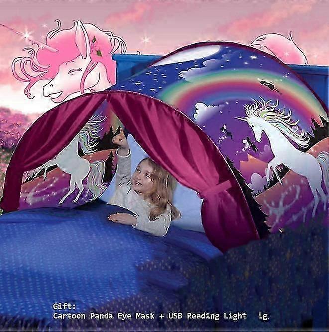 Álom sátor ágy Sátor gyerek sátor játszóház beltéri pop up sátor gyermek játék sátrak karácsonyi ajándékok gyerekeknek80 * 220cm