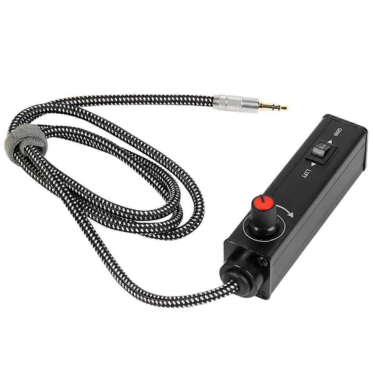 3.5mm Stereo XLR Audio Isolator with Volume Adjusts for Notebook to Mixer Isolation Current and Sou