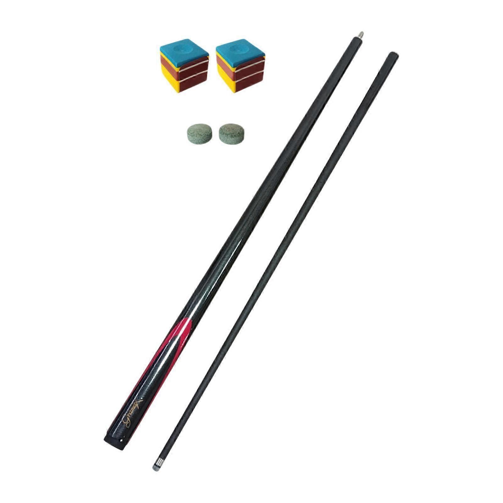 Pool Queue Stick Kohlefaser 57 Zoll Billard Pool Stick für Anfänger Erwachsene Rosa